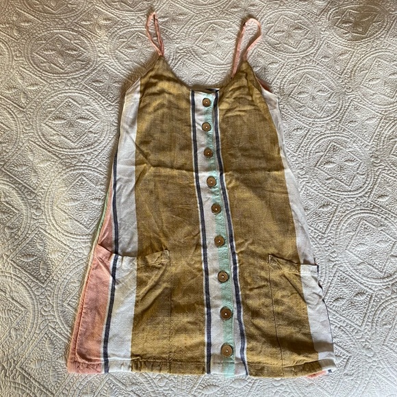 Rip Curl Dresses & Skirts - Ripcurl Button Down Dress Vertical Stripes w/Pockets like new